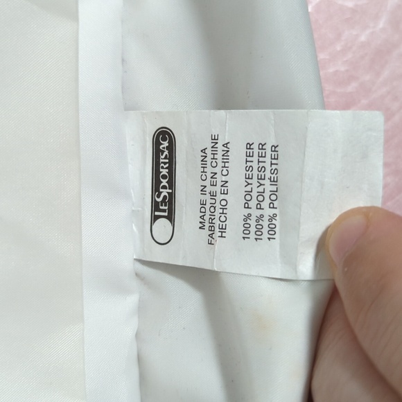 Lesportsac RARE Medium Gray 50s Style Sunglasses Crossbody Purse Messenger Bag - Picture 7 of 14